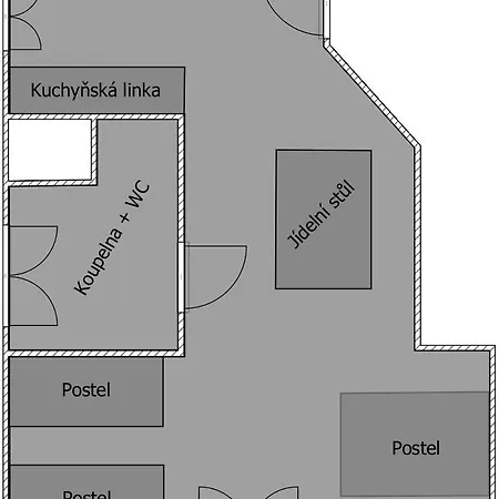 Apartment Chlustov