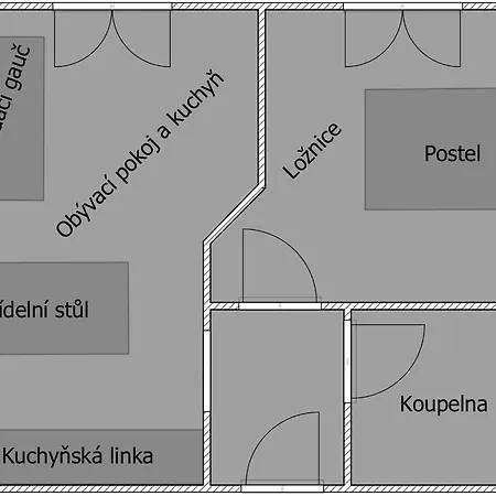 Chlustov 아파트 *